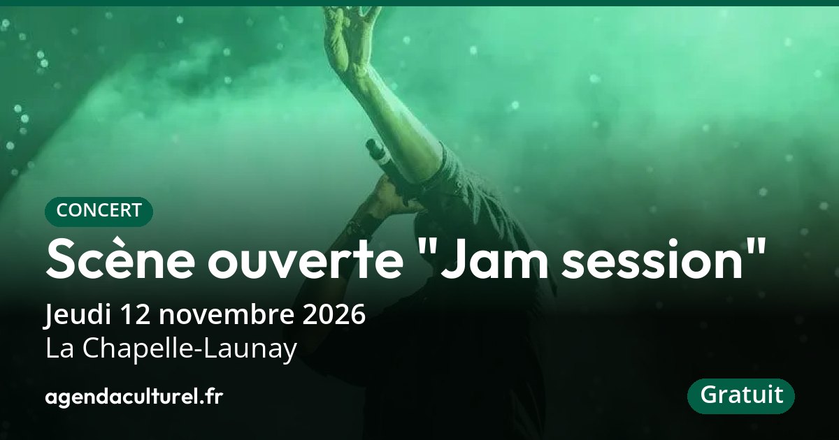 Jam session à La Chapelle-Launay le 12 nov. 2026