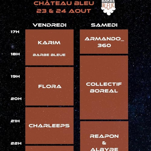 Festival Château Bleu 1