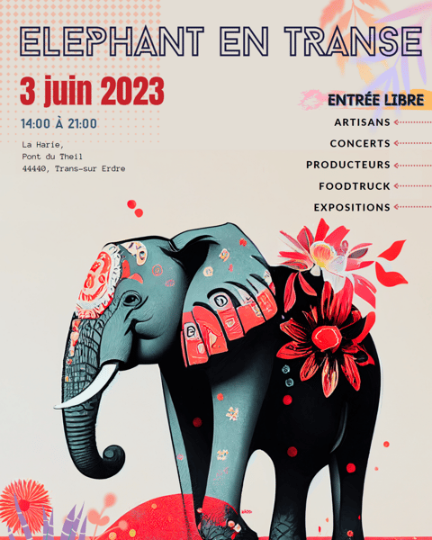 Éléphant en Transe