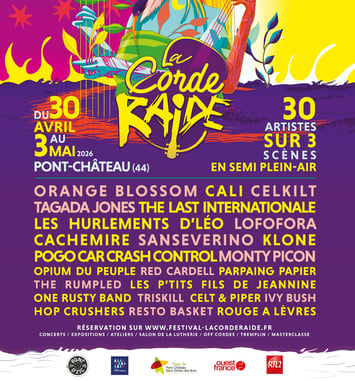 Festival La Corde Raide 2026 affiche
