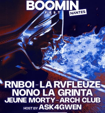 Boomin Fest à Nantes 2026 affiche