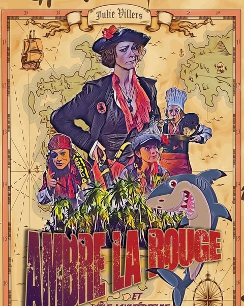 Ambre la Rouge et l'Île mystérieuse