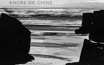 Mer et Rochers — exposition d'encre de Chine de GILT (Gilles Thiebault)