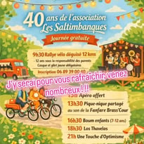 Une Touche d'Optimisme. Les 40 ans des Saltimbanques à La Grigonnais (44) !