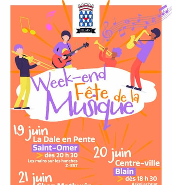 La ville s'anime en musique pour le weekend!