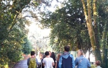 Réveil au parc du lycée Carcouët