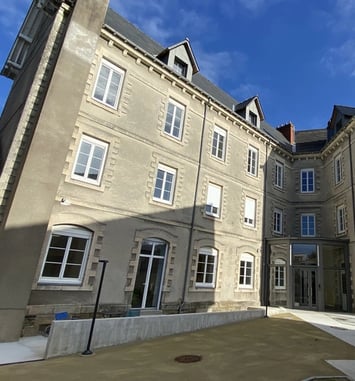 Visite guidée originale, Résidence intergénérationnelle Habitat et Humanisme rue Saint-Rogatien à Nantes.