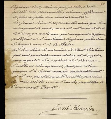 Paul Verlaine, une conférence inédite d'un poète nantais méconnu, Émile Boissier (1870 – 1905)