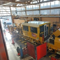 Visite du Centre de Maintenance du Matériel de l'infra, SNCF Réseau