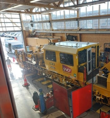 Visite du Centre de Maintenance du Matériel de l'infra, SNCF Réseau