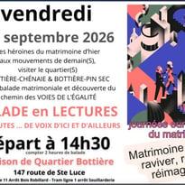 Balade matrimoniale : des héroïnes du matrimoine d'hier aux mouvements de demain(s)