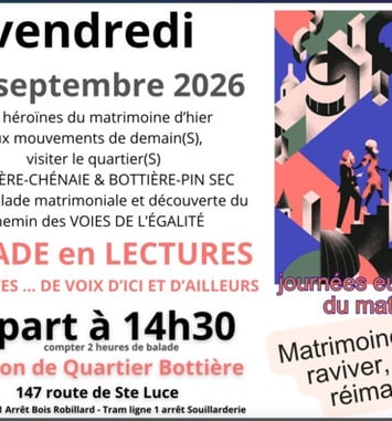 Balade matrimoniale : des héroïnes du matrimoine d'hier aux mouvements de demain(s)