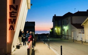 Visite du cinéma et sa cabine de projection