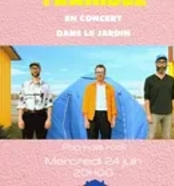 Tramble et Live dans le jardin