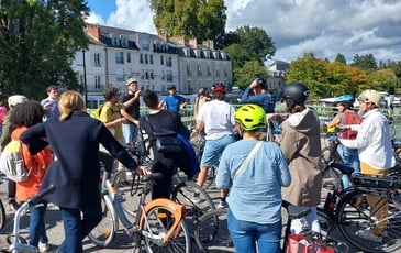 Balade « Grand tour à vélo des désintégrations architecturales de François Morellet »