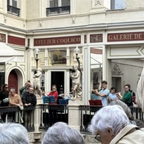 Concert de flûtes traversières au passage Pommeraye !
