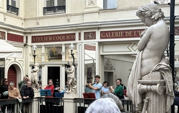 Concert de flûtes traversières au passage Pommeraye !