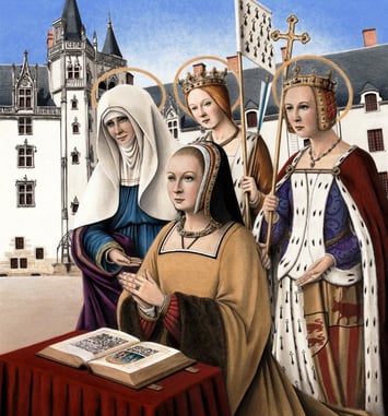 « Reines et Duchesses de Bretagne » par le dessinateur Mikaël ab Gwion