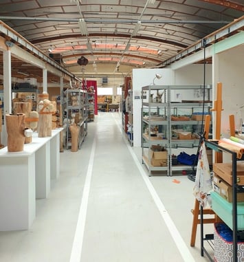 Ouverture des ateliers d'artistes de « La Boîte en Valise »