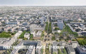 Une visite du quartier du Grand Bellevue à bicyclette