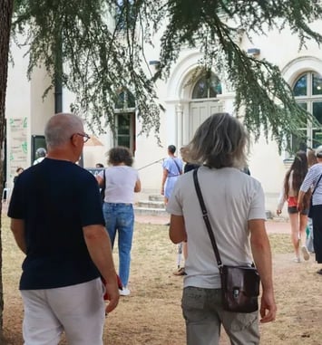Visite racontée du Grand Lieu du Conte avec Opale et Tydorel