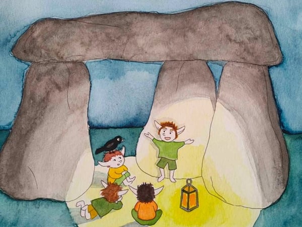Au pied du dolmen