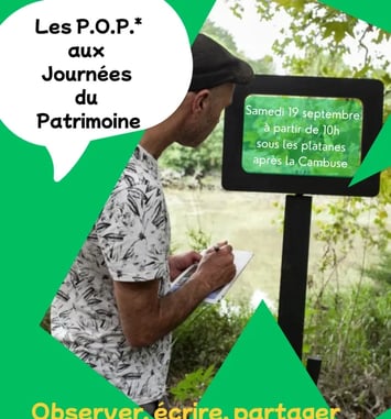 Observer, écrire, partager la splendeur des bords de la Sèvre avec les POP