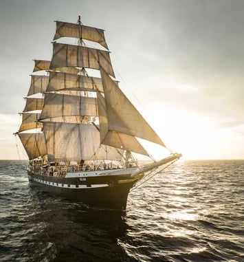 Visite du trois-mâts Belem