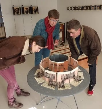 Tapisserie sur métier de basse lice: visitez l'atelier.