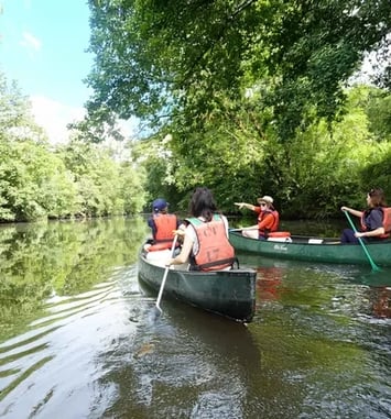 Visite de la Maine en canoë
