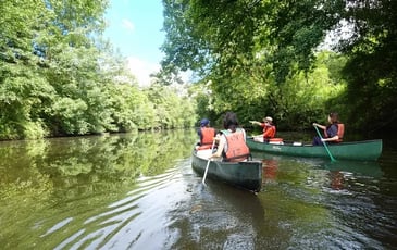 Visite de la Maine en canoë