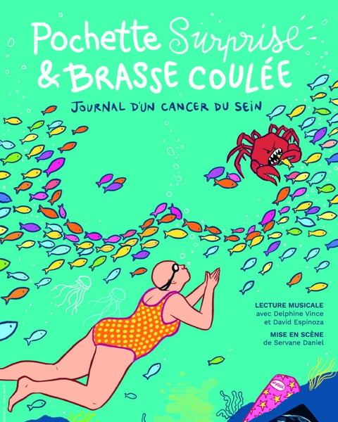 Pochette surprise et brasse coulée