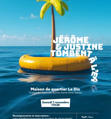 Jérôme et Justine tombent à l’eau