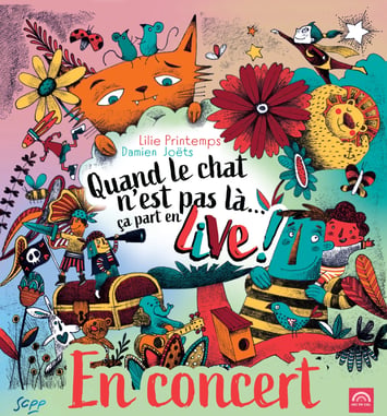 Quand le chat n’est pas là… ça part en live !