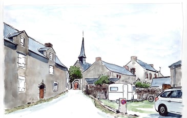 La Loire bretonne, aquarelles de Benoît Lesne
