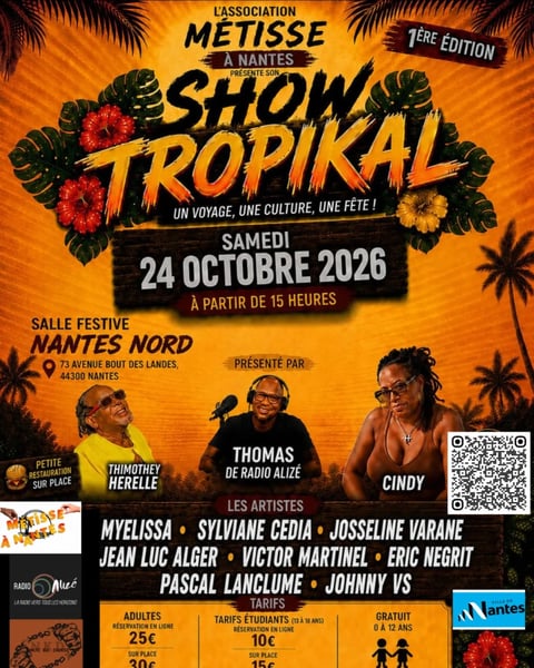 Le Show Tropikal de Métisse à Nantes