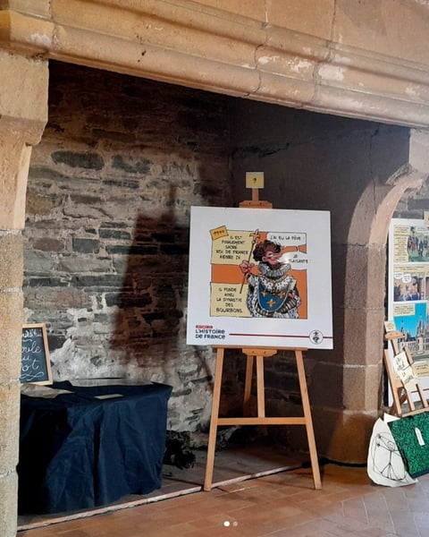 Exposition L'Histoire de France en BD de Thierry Laudrain