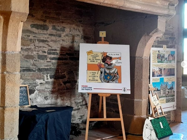 Exposition L'Histoire de France en BD de Thierry Laudrain