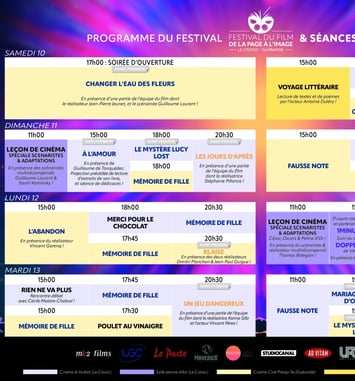 Festival du film De la page à l'image