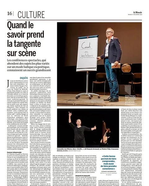 Conseils aux spectateurs / Cie la Martingale