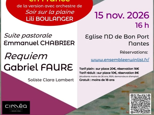 Ensemble Erwin List, concert chœur, orchestre et orgue