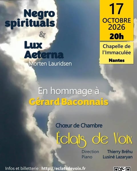 Chœur Éclats de Voix, Hommage à Gérard Baconnais