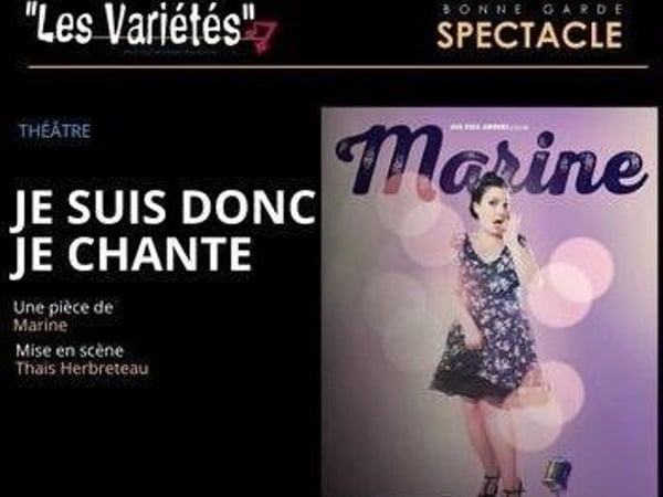 Marine dans Je suis donc je chante