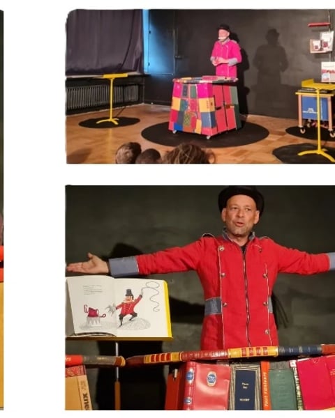 Spectacle le dompteur de livres