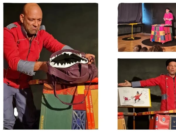 Spectacle le dompteur de livres