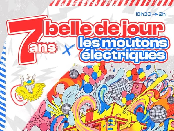 Belle de jour a 7 ans ! Grosse teuf d'anniversaire avec les moutons électriques